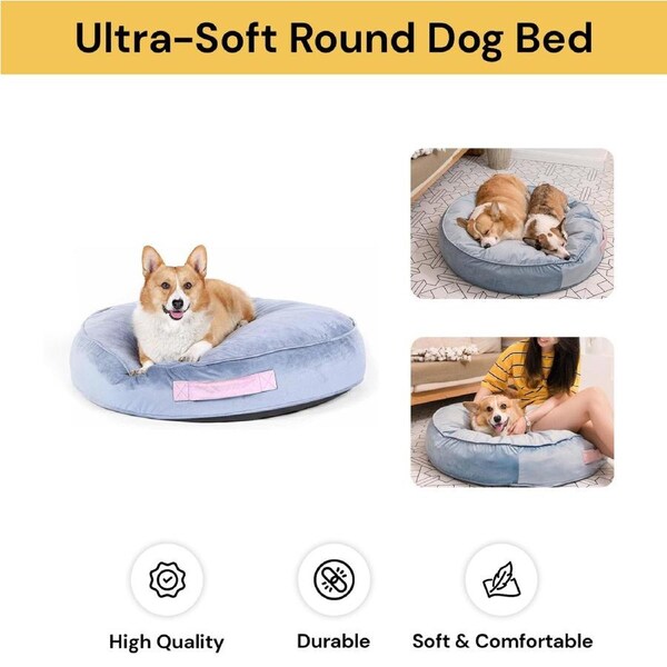 Ultra-Soft Round Dog Bed