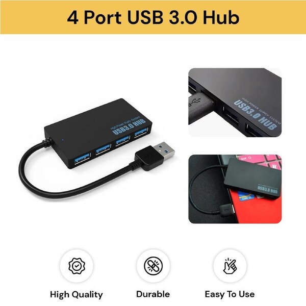 4 Port USB 3.0 Hub