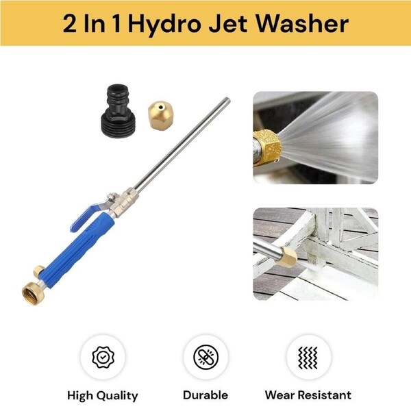 High Pressure Water Spray Hydro Jet Power Washer Wand Car Washing Cleaning Tool Universal Garden Pressure Washer