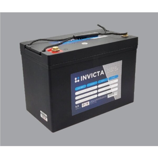 Invicta Hybrid 80Ah Lithium Starter Battery, 1200 CCA