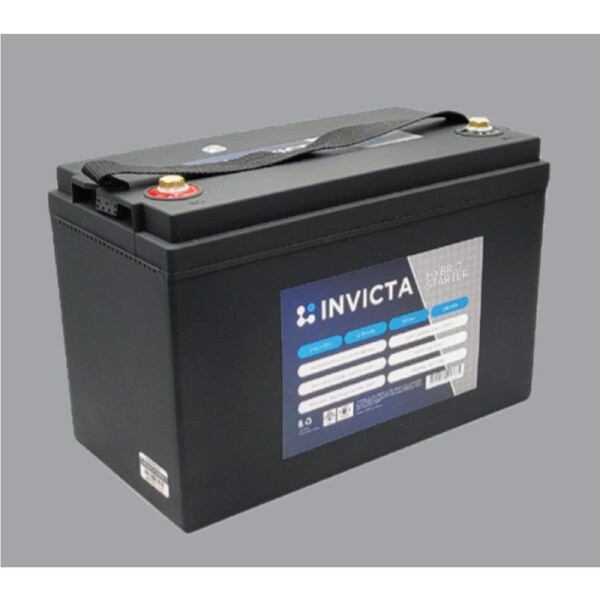 Invicta Hybrid 100Ah Lithium Starter Battery, 1200 CCA