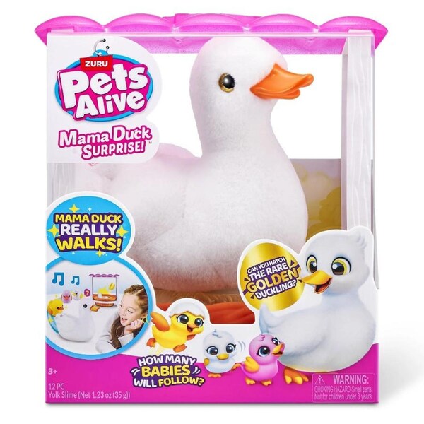 Zuru Pets Alive Mama Duck And Babies