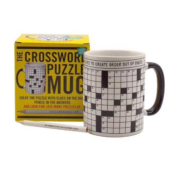 Crossword Puzzle Mug