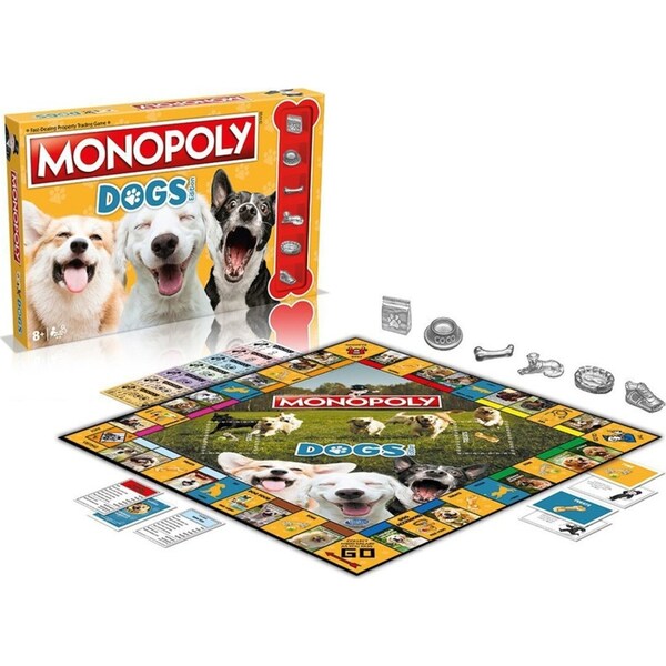 Monopoly Dogs Edition Kids/Family Party Tabletop Themed Board Game 8+