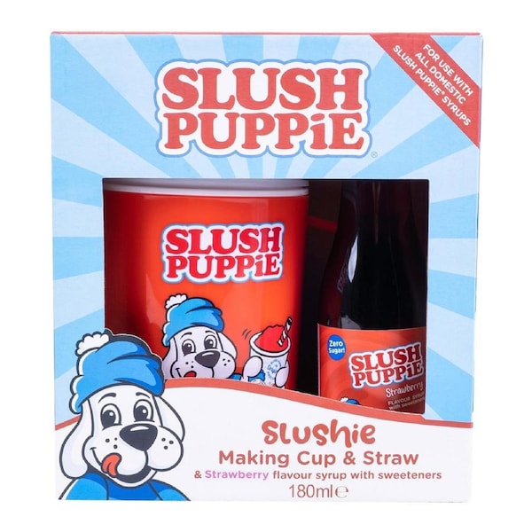 Slush Puppie - Making Cup & Strawberry Syrup Set