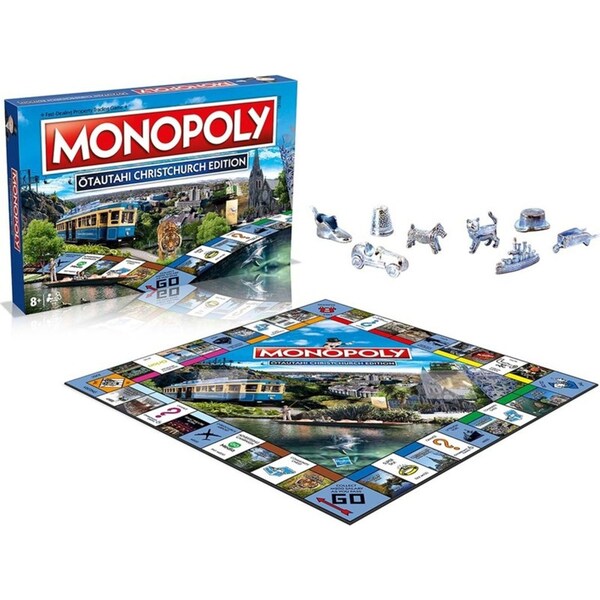 Monopoly - City Editions Christchurch Family Themed Party Themed Board Game 8+