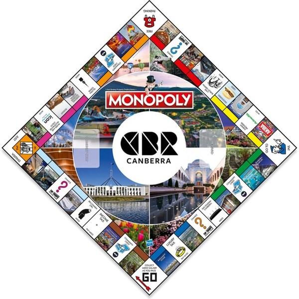 Monopoly - City Editions Canberra Family Themed Party Themed Board Game 8+