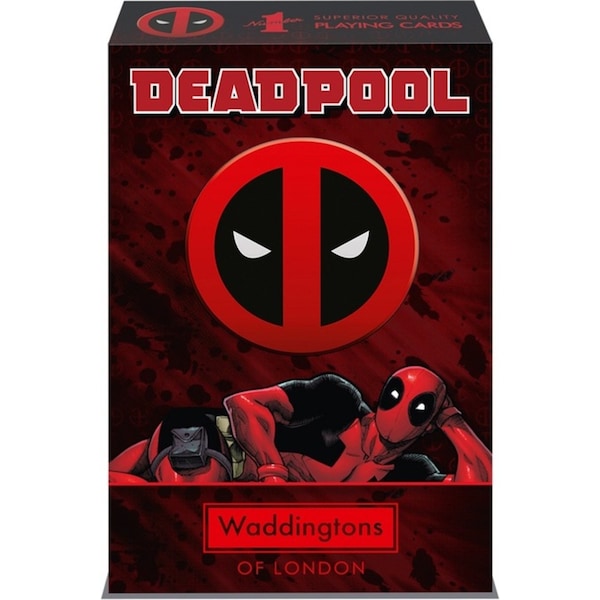 Waddingtons No. 1 of London Premium Playing Cards: Deadpool Themed Deck 14+