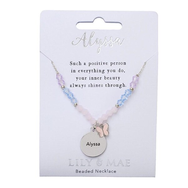 Beaded Necklace - Alyssa