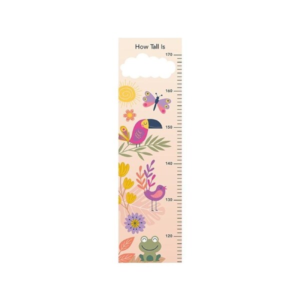 Personalised Height Charts - Write Your Name (Pink)