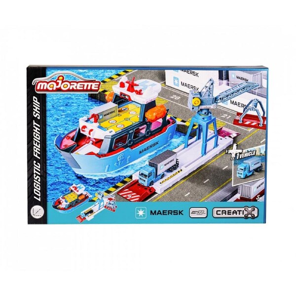 Majorette Creatix - Maersk Freight Ship