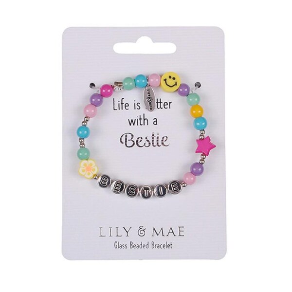 Lily & Mae Beaded Friendship Bracelet - Bestie