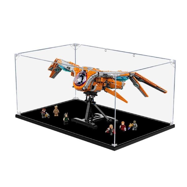 Acrylic Display Case for LEGO 76193 Marvel The Guardians Ship Figure Storage Box Dust Proof Glue Free