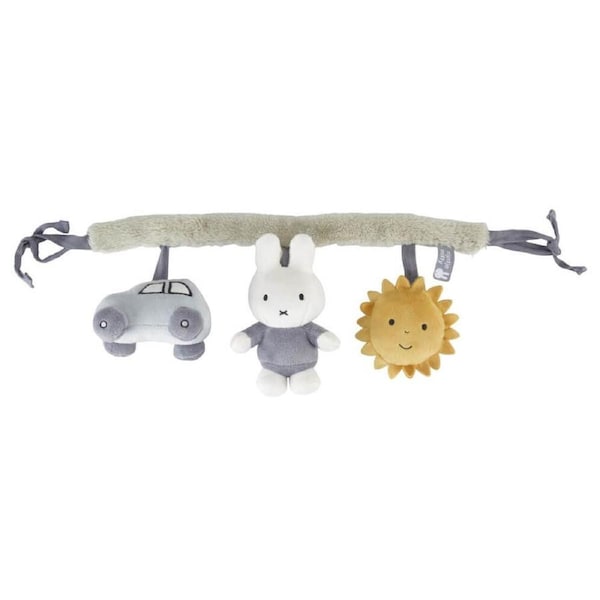 Miffy Fluffy Car Seat Blue/Green Toy