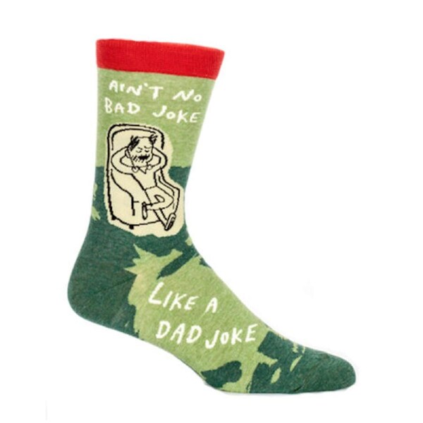Blue Q - Ain't No Bad Joke Like A Dad Joke Mens Crew Socks