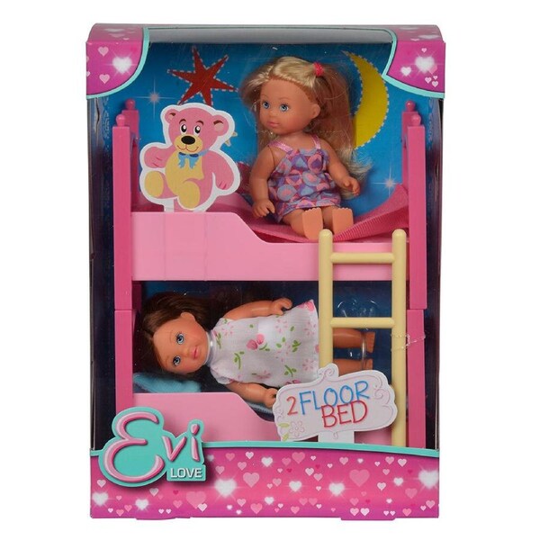 Simba Evi Love 2 Floor Bed Doll Playset Kids/Children Imaginative Play Toy 3+