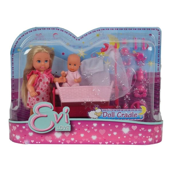 Simba Evi Love Doll Cradle Doll Playset Kids/Children Imaginative Play Toy 3+