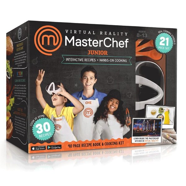 Abacus 90pc Masterchef Presents VR Junior Cooking Kit w/90Page Recipe Book 8+