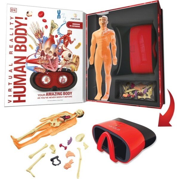 Abacus VR Gift Box Human Body Kids/Children Learning w/ Interactive Book 8y+