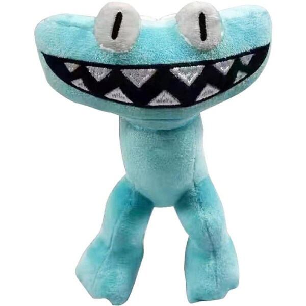 Cyan Rainbow Friend 12" Plush - Chapter 2 Stuffed Animal Doll for Game Fans