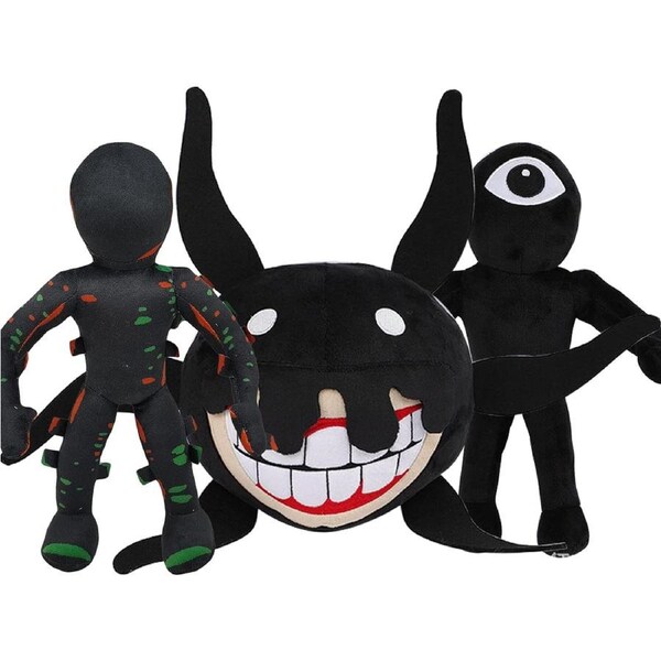 3pcs Doors-Rlox Plush Dolls - Cool Character Soft Toys for Kids