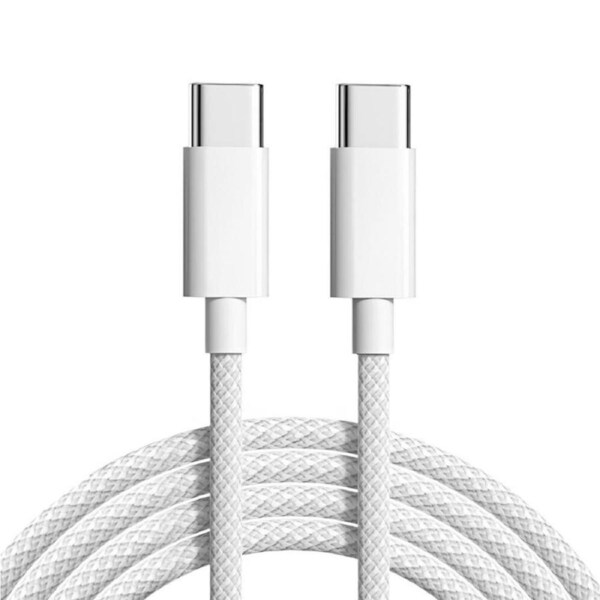 1M USB Type C to USB-C Cable Cable Charge PD 60W Quick Charging Data Fast Charger - 2 PCS