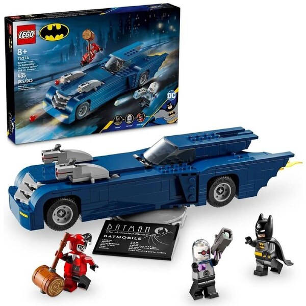LEGO 76274 Batman with the Batmobile vs. Harley Quinn and Mr. Freeze - DC Super Heroes
