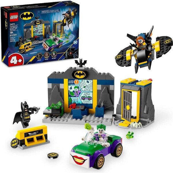 LEGO 76272 The Batcave with Batman Batgirl and The Joker - DC Super Heroes 4+