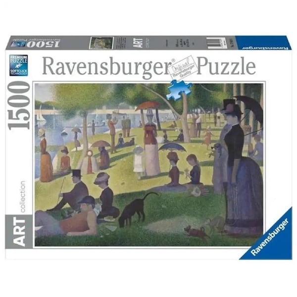 Ravensburger Art Collection A Sunday Afternoon on the Island of La Grande Jatte Seurat 1500 Piece Jigsaw Puzzle
