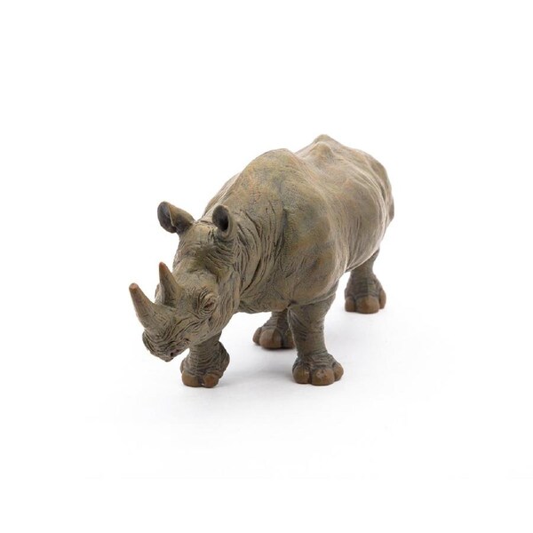 Papo France 17cm Black Rhinoceros Collectible Figurine Kids/Children Toy 3y+