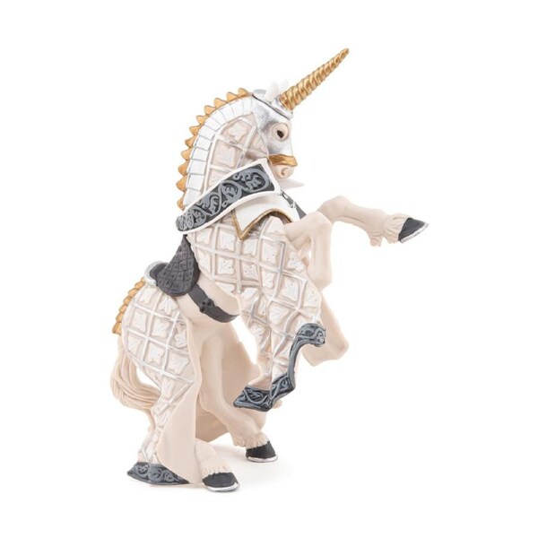 Papo France Horse Of Weapon Master Unicorn Collectible Figurine Kids Play Toy