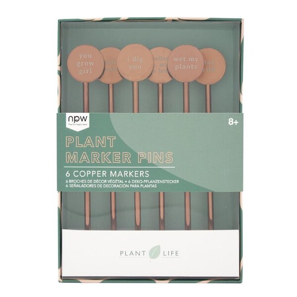 Npw Gifts Plant Life Plant Marker Pins Home Herb Nursery Tag Seedling Label