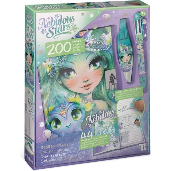 Nebulous Stars Fun Activity Book Kids Sticker/Pen Secret Diary Marinia Set 7+