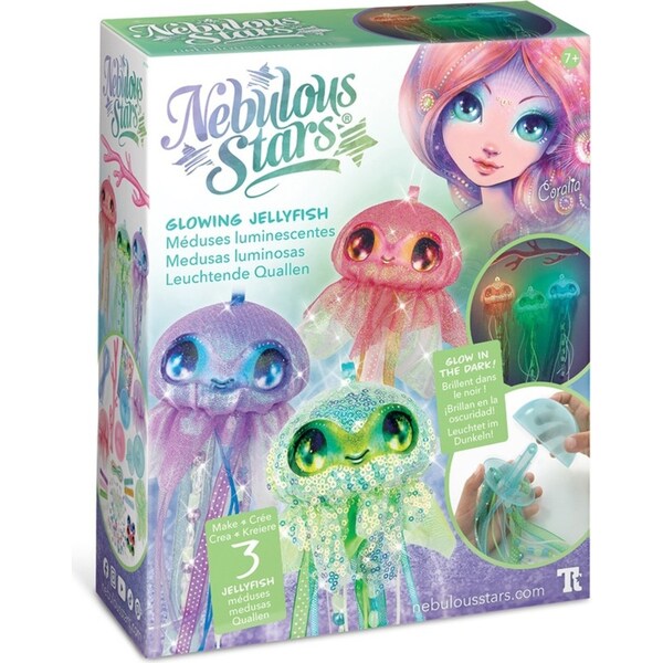 Nebulous Stars Glowing Jellyfish Beads/Strings Kids Activity Art/Craft Kit 7+