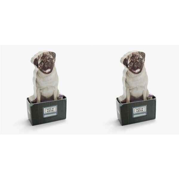 300pc Mustard Dog In A Box Sticky Notes Sheet Memo Notepad Writing Stationery