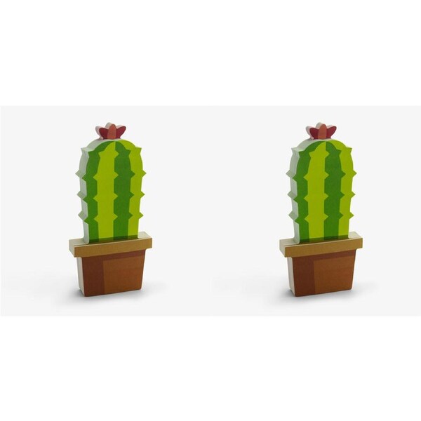 300pc Mustard Cactus Sticky Notes Sheets Pad Office/School Writing Stationery
