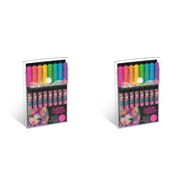 16pc Nebulous Stars Gel Pen Office/School Writing Stationery Ballpen Assorted