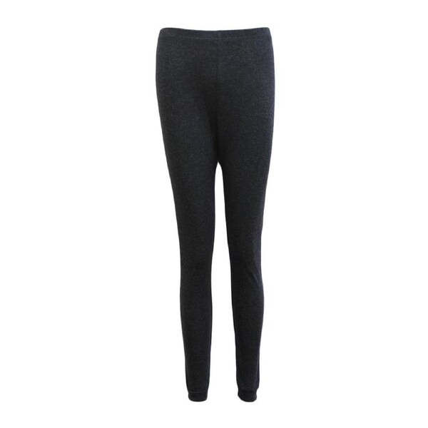 Womens Merino Wool Top Pants Thermal Leggings Long Johns Underwear Pajamas, Women's Leggings - Black, 20-22