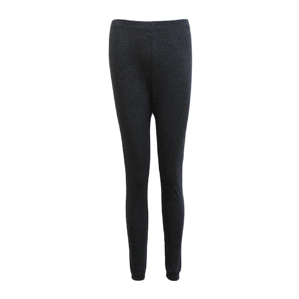 Womens Merino Wool Top Pants Thermal Leggings Long Johns Underwear Pajamas, Women's Leggings - Black, 18-20
