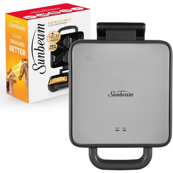 Sunbeam Express Melt 4-Slice Toastie Maker GRP4000SV