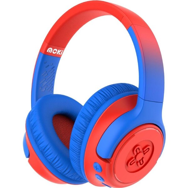 Mixi Kids Volume Limited Wireless Headphones - Blue Red