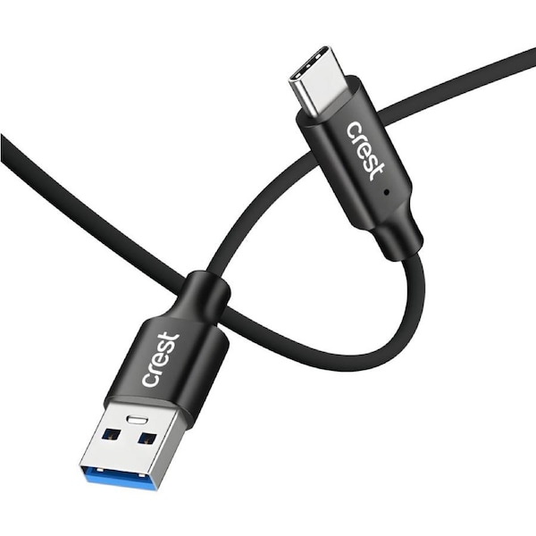 Crest USB-C to USB-A Cable 1.5m