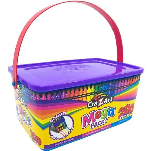 Cra-Z-Art Mega Pack Crayons 200 Pieces