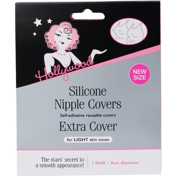 Hollywood Fashion Secrets Silicone Nipple Covers - Extra Cover