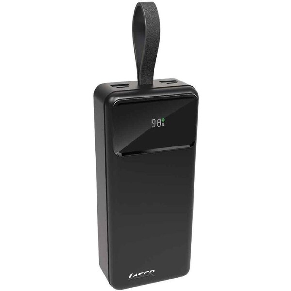 Laser 27000mAh Powerbank 18W PD with LED - Black
