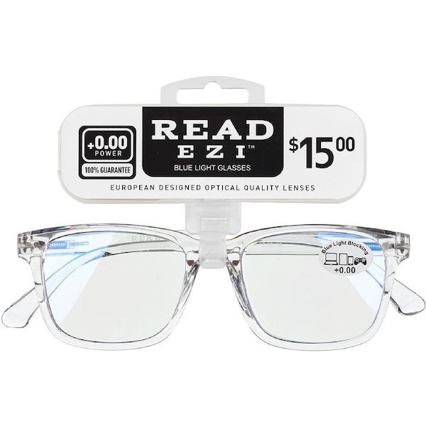 Read Ezi San Jose +0.00 Blue Lens Glasses