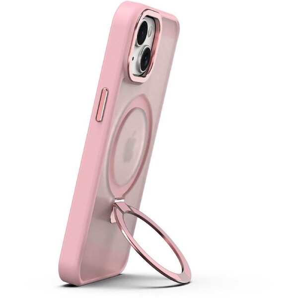 Gecko Magnetic Kickstand Case iPhone 15/16e/17e - Pink
