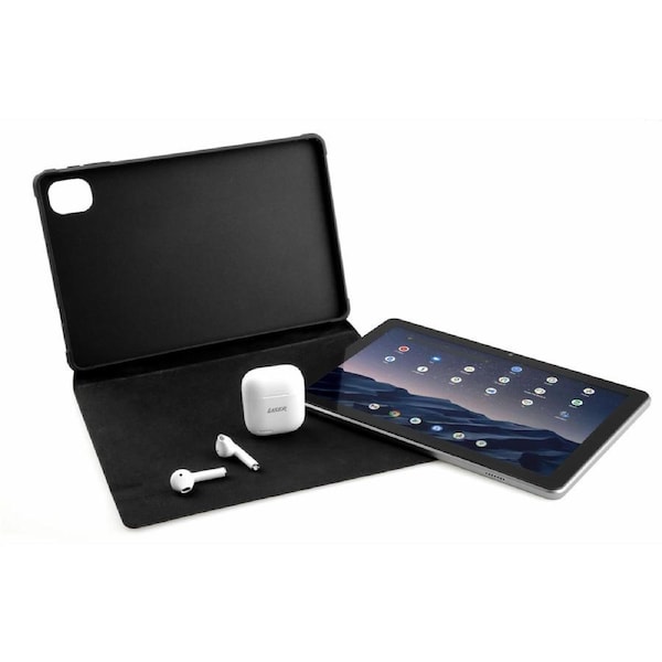 Laser 10 inch 4G IPS Tablet Bundle - Bonus Earbuds & Tablet Case