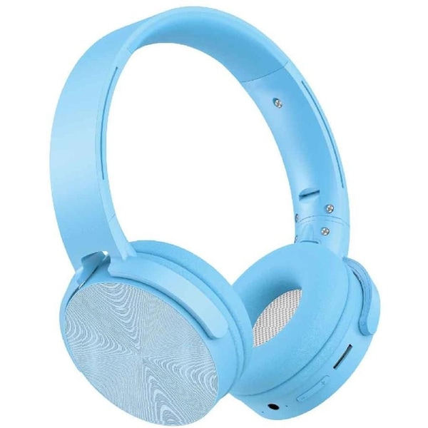 Laser Wireless Foldable Headphones - Blue