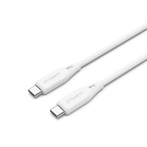 Cygnett Essential USBC To USBC (USB2.0) 1m Cable - White